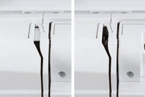 間違い防止の天びんシャッター